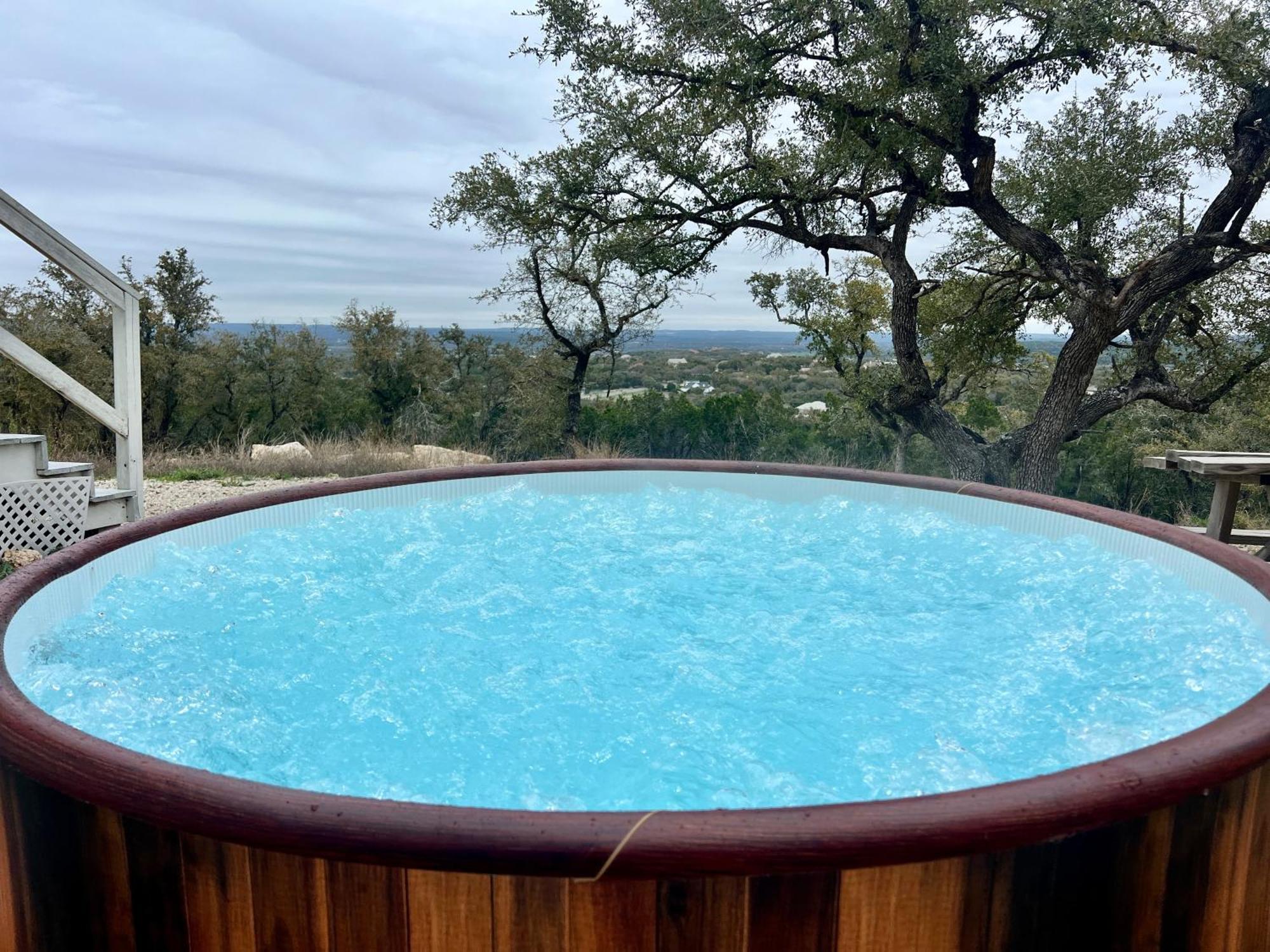 The Perch- Texas Tiny Haus With Amazing Views Spring Branch Exterior foto